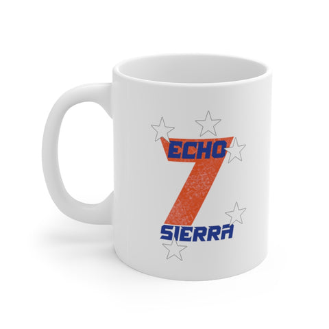 Echo 7 Sierra "Survivor" Coffee Mug (White)